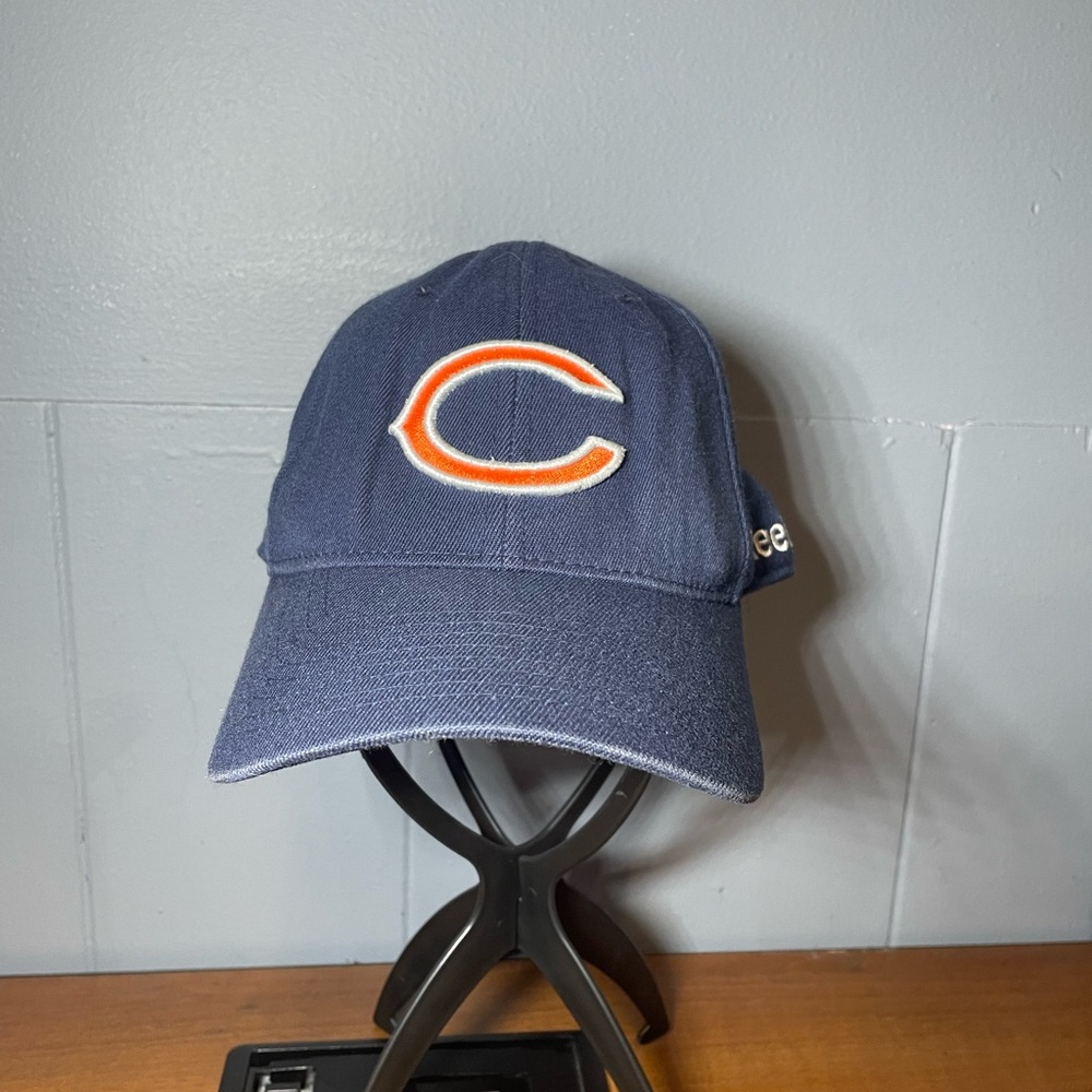Chicago Bears NFL Football Cap Hat Dark Blue & "C" Logo Reebok Adjustable Strap